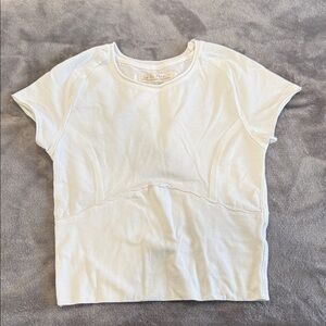 We The Free Cream Short Sleeve Tee